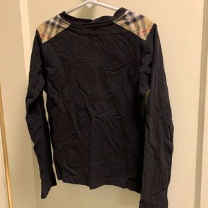 Burberry boys t-shirt size long sleeved.